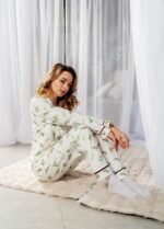Піжама жіноча 010254126_молочна олива - Зображення 5