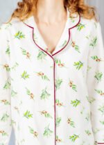 Піжама жіноча 010254126_молочна олива - Зображення 7