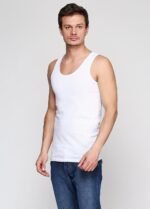 Майка чоловіча білого кольору 110120014_білий