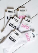 Брендовані шкарпетки LUCCI. 250120500_біло-рожевий - Image 2