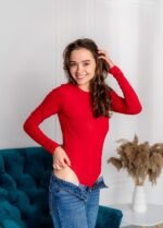 Боді жіночий 150350055_червоний