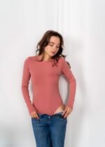 Боді жіночий 150350055_пудровий