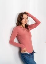 Боді жіночий 150350055_пудровий - Image 4