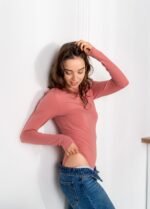 Боді жіночий 150350055_пудровий - Image 5