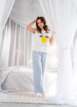 Піжама жіноча 010344257_біло-блакитний - Image 3