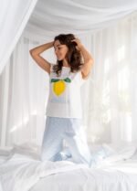 Піжама жіноча 010344257_біло-блакитний - Image 8