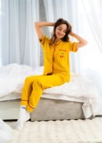 Піжама жіноча 010134131_гірчичний