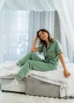Піжама жіноча 010134131_оливковий - Image 6
