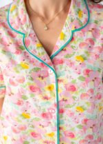 Піжама жіноча 010131015_рожеві квіти - Зображення 5