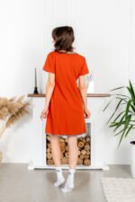 Халат жіночий 030330152_теракотовий - Зображення 3