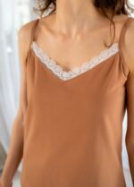 Піжама жіноча PREMIUM 010311258_коричневий - Зображення 6