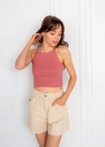 Топ жіночий 110320053_пудровий