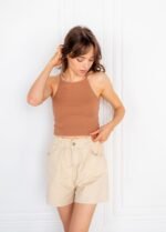 Топ жіночий 110320053_коричневий