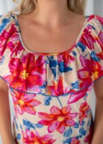 Сукня жіноча 040420061_рожево-бежевий - Image 4