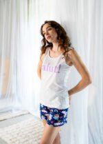 Піжама жіноча  010103007_темно-синій - Зображення 3