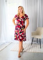 Сукня  жіноча 040420064_бордовий - Зображення 7