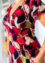 Сукня  жіноча 040420064_бордовий - Зображення 5