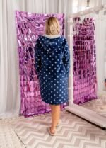 Халат жіночий 030950154_темно-синій - Image 5