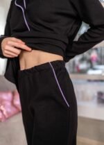 Піжама жіноча 010654126_бузково-чорний - Image 3