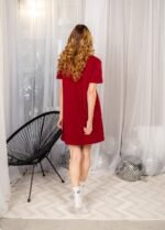 Нічна сорочка жіноча 020330082_бордовий - Image 4