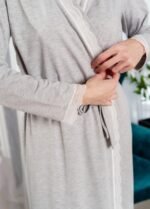 Халат жіночий 030440177_світло-сірий - Image 7