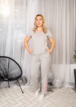 Костюм жіночий 010334119_світло-сірий - Зображення 5