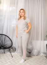 Костюм жіночий 010334119_світло-сірий - Зображення 6