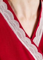 Піжама жіноча 040444123_темно-червоний - Image 7