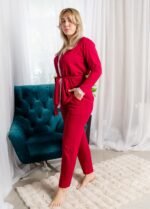 Піжама жіноча 040444123_вишневий - Image 5