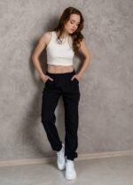 Штани жіночі 190324158_чорний - Image 3