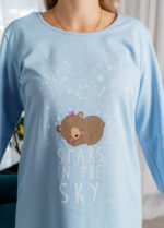 Нічна сорочка 020250081_ніжно-блакитний - Image 4