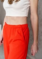 Штани жіночі 190324158_кораловий - Зображення 4