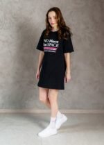 Сукня-футболка жіноча 020130085_чорний - Image 4