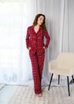 Піжама жіноча 010254126_червоно-чорний - Image 2