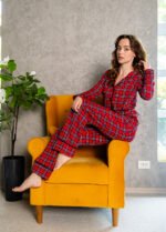 Піжама жіноча 010254126_червоно-чорний - Image 8