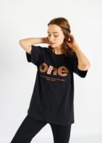 Футболка 070130981_коричнево-чорний