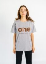 Футболка жіноча 070130981_коричнево-сірий - Зображення 2