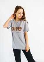 Футболка жіноча 070130981_коричнево-сірий