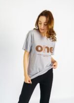 Футболка жіноча 070130981_коричнево-сірий - Зображення 3