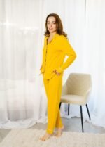 Піжама жіноча 010154126_гірчичний - Зображення 2
