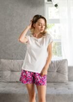 Піжама жіноча 120131001_малиновий