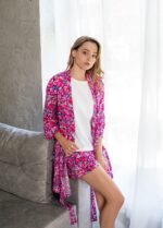 Халат жіночий 030440178_малиновий
