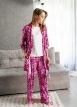 Халат жіночий 030440178_малиновий - Зображення 5