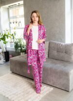 Халат жіночий 030440178_малиновий - Зображення 8