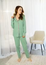 Піжама жіноча 010154126_фісташковий - Зображення 2