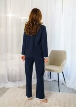 Піжама жіноча 010354296_темно-синій - Зображення 4