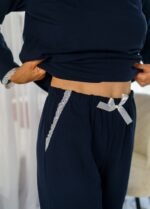 Піжама жіноча 010354296_темно-синій - Зображення 6