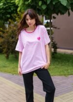 Футболка жіноча 070330983_малиново-рожевий - Зображення 2
